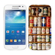 Husa Samsung Galaxy S4 Mini i9190 i9195 Silicon Gel Tpu Model Beer Cans foto