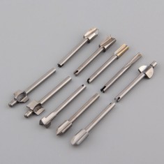 FREZA CNC set de 10 freze pentru CNC ptr, lemn plastic osb etc foto