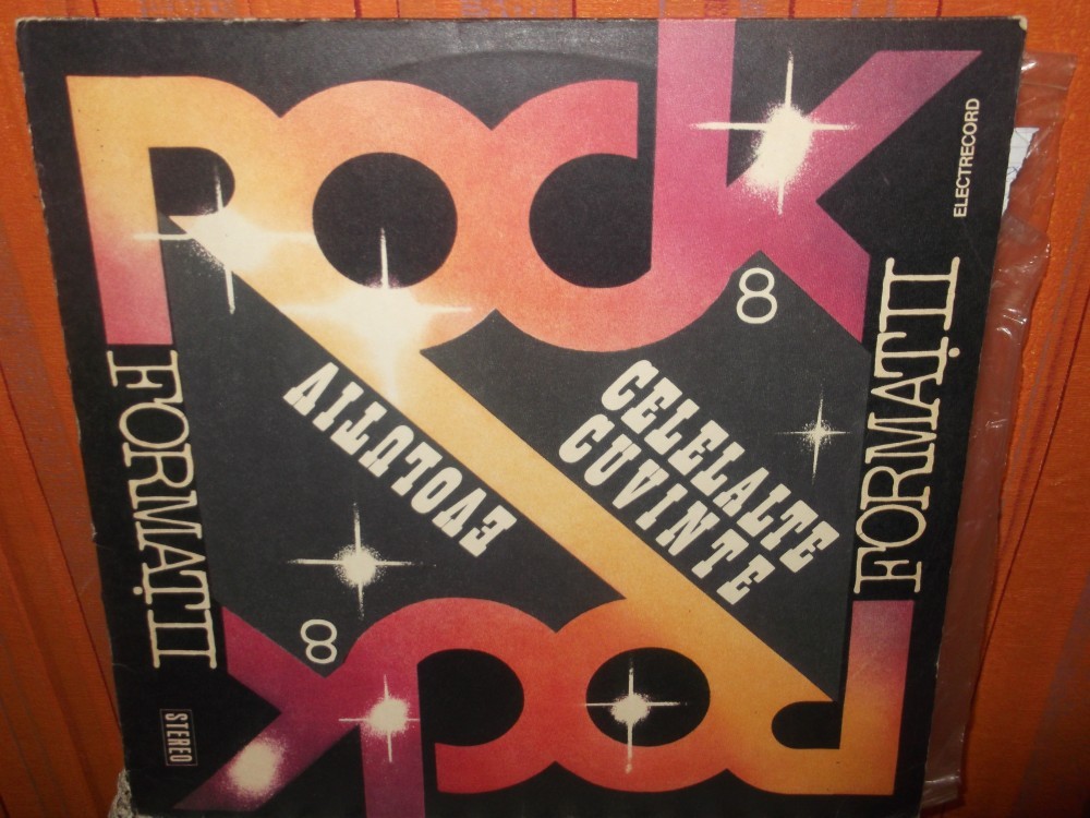 -Y- FORMATII ROCK 8 EVOLUTIV / CELELALTE CUVINTE DISC VINIL LP | arhiva ...