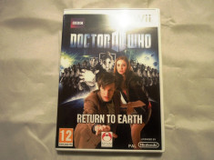 Doctor Who Return To Earth, pentru Wii, original, PAL, alte sute de jocuri foto
