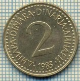 10724 MONEDA- YUGOSLAVIA - 2 DINARA -anul 1983 -STAREA CARE SE VEDE