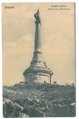 3792 - BRASOV, Arpad Monument, Romania - old postcard - unused foto