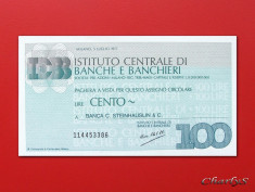 ITALIA - 100 Lire 1977 - Istituto Centrale di Banche e Banchieri - UNC foto