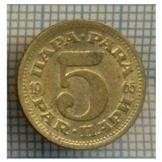 10705 MONEDA- YUGOSLAVIA - 5 PARA -anul 1965 -STAREA CARE SE VEDE