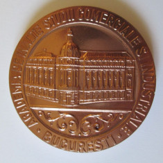 Medalia Academia de studii comerciale si industriale Bucuresti 1939/1943-1978
