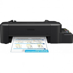 Imprimanta inkjet color CISS Epson L120, dimensiune A4, viteza max 8,5 ppm alb-negru, 4,5ppm color, foto