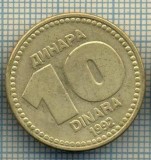 10695 MONEDA- YUGOSLAVIA - 10 DINARA -anul 1992 -STAREA CARE SE VEDE, Europa