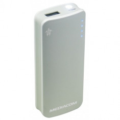 Baterie externa Mediacom SOS Power Bank 5200 mAh White foto