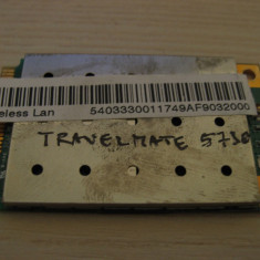 Placa de retea wireless Acer TravelMate 5730 5630 5230 5430 Atheros AR5BXB63