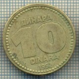 10694 MONEDA- YUGOSLAVIA - 10 DINARA -anul 1992 -STAREA CARE SE VEDE, Europa