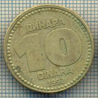 10694 MONEDA- YUGOSLAVIA - 10 DINARA -anul 1992 -STAREA CARE SE VEDE foto