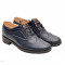 Pantofi dama bleumarin casual-eleganti din piele naturala Oxford Black cod P71BL