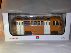 Macheta autobuz PAZ 672M- Rusia 1:43 foto