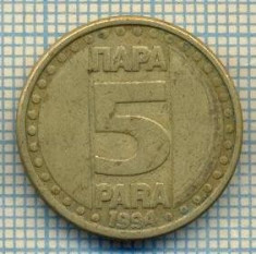 10710 MONEDA- YUGOSLAVIA - 5 PARA -anul 1994 -STAREA CARE SE VEDE foto