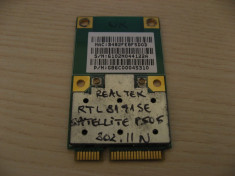 Placa retea wireless Toshiba Satellite P505 RTL8191SE PA3758U-1MPC G86C0004S310 foto