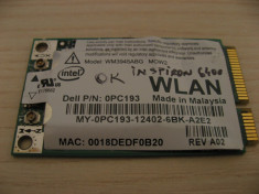 Placa de retea wireless laptop Dell Inspiron 6400, Intel WM3945ABG MOW2, 0PC193 foto