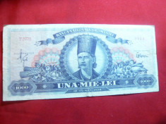 Bancnota 1000 lei 1948 Stema RPR , cal. Buna foto