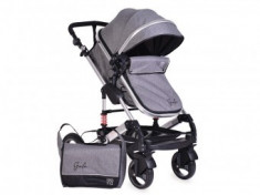 Carucior 2 In 1 Moni Gala Dark Grey-Blue foto