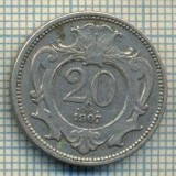 10753 MONEDA- AUSTRIA -20 HELLER -anul 1907 -STAREA CARE SE VEDE