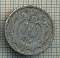 10778 MONEDA- AUSTRIA - 10 HELLER -anul 1893 -STAREA CARE SE VEDE
