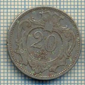 10760 MONEDA- AUSTRIA -20 HELLER -anul 1894 -STAREA CARE SE VEDE foto