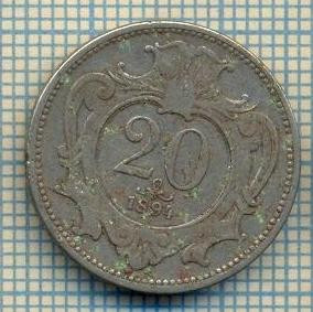 10760 MONEDA- AUSTRIA -20 HELLER -anul 1894 -STAREA CARE SE VEDE