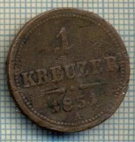 10793 MONEDA- AUSTRIA - 1 KREUZER -anul 1851 A -STAREA CARE SE VEDE