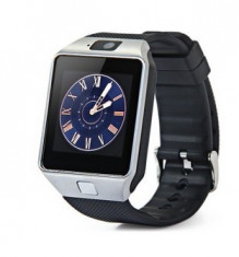 Smartwatch Star Rush DZ09 Argintiu, Bluetooth, SIM, Card, Camera, Difuzor, Microfon, Pedometru, Cronometru foto