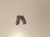 Set 2 Becuri LED Pozitie W5W CANBUS, Alb Rece, Anulare Eroare Bord