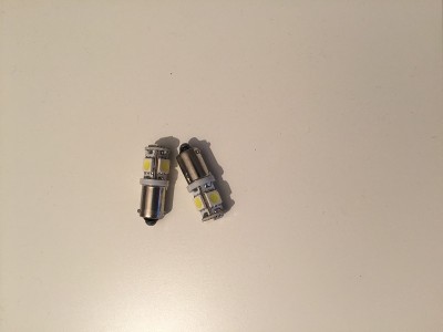 2 x led pozitie cu SMD W5W canbus anulare eroare foto