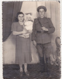Bnk foto - Fotografie anii `50 - Portret de militar, Alb-Negru, Romania de la 1950