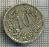 Moneda Austria 10 Heller 1915 - Moneda Veche Austriaca