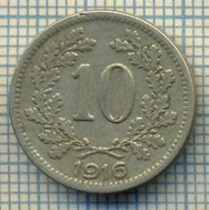 10772 MONEDA- AUSTRIA - 10 HELLER -anul 1916 -STAREA CARE SE VEDE