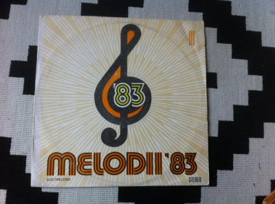 Melodii 83 vol. 1 disc vinyl lp selectii muzica pop slagare usoara ST 02367 vg+ foto