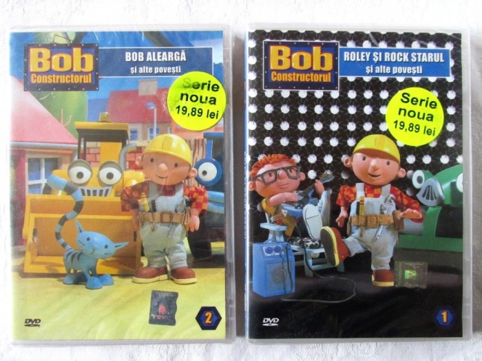 Doua DVD-uri Desene Animate Seria BOB CONSTRUCTORUL Nr. 1 si 2. Noi, in tipla