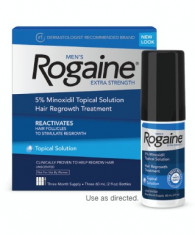 Rogaine Minoxidil 5% Solutie Barbati - Flacon 1 Luna foto