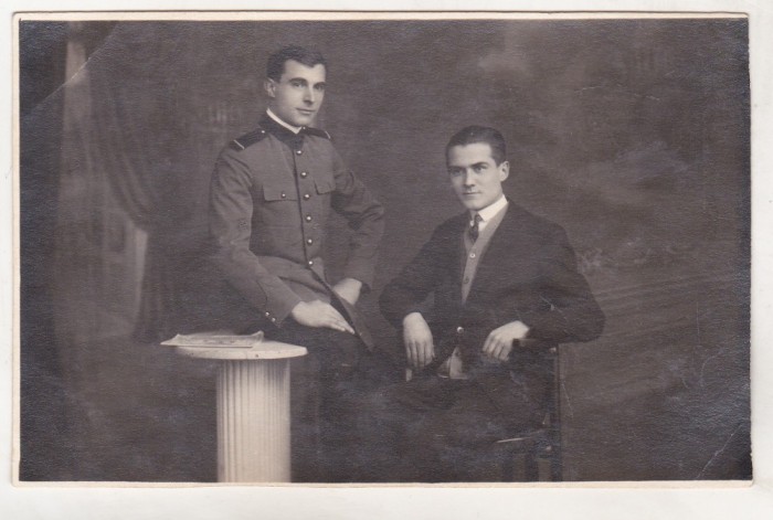 bnk foto - Fotografie interbelica - Militar - N Buzdugan &amp; Fiul Bucuresti