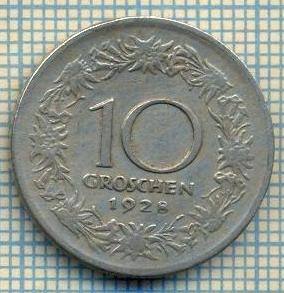 10799 MONEDA- AUSTRIA - 10 GROSCHEN -anul 1928 -STAREA CARE SE VEDE foto