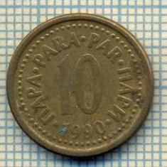 10740 MONEDA- YUGOSLAVIA - 10 PARA -anul 1990 -STAREA CARE SE VEDE