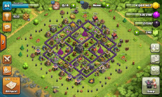 Vand cont clash of clans th 9 inceput foto