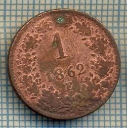 10785 MONEDA- AUSTRIA - 1 KREUZER -anul 1862 E -STAREA CARE SE VEDE foto