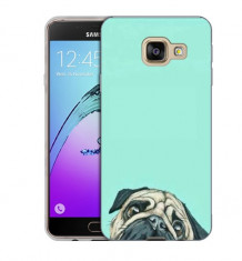 Husa Samsung Galaxy A7 2016 A710 Silicon Gel Tpu Model Curious Pug foto