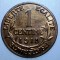 F.409 FRANTA 1 CENTIME 1919 XF/AUNC