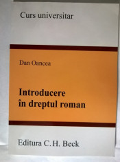 Dan Oancea - Introducere in dreptul roman foto