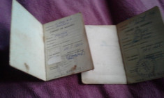 CARNET MEMBRU SINDICAT 1964 2 BUCATI foto