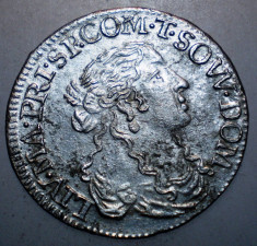 G.329 ITALIA TASSAROLO LIVIA CENTURIONI 1 LUIGINO 1666 XF ARGINT 2,25g/21mm foto