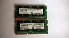 Memorie laptop (Sodimm) Crucial 8Gb DDR3 PC3 12800 1600 Mhz foto