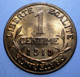 F.408 FRANTA 1 CENTIME 1919 XF/AUNC