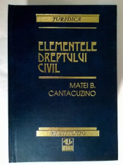 Matei B. Cantacuzino - Elementele dreptului civil foto