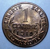 F.419 FRANTA 1 CENTIME 1919 XF/AUNC